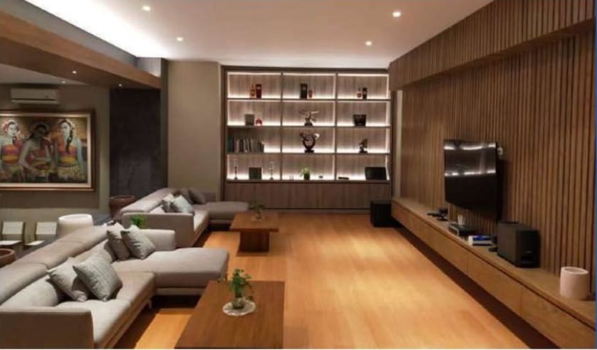 Interior rumah modern hasil renovasi